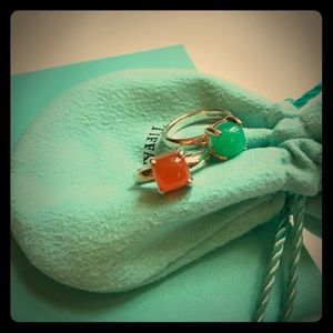 Authentic Tiffany&Co Sugar Stack Rings - sizes 4.5